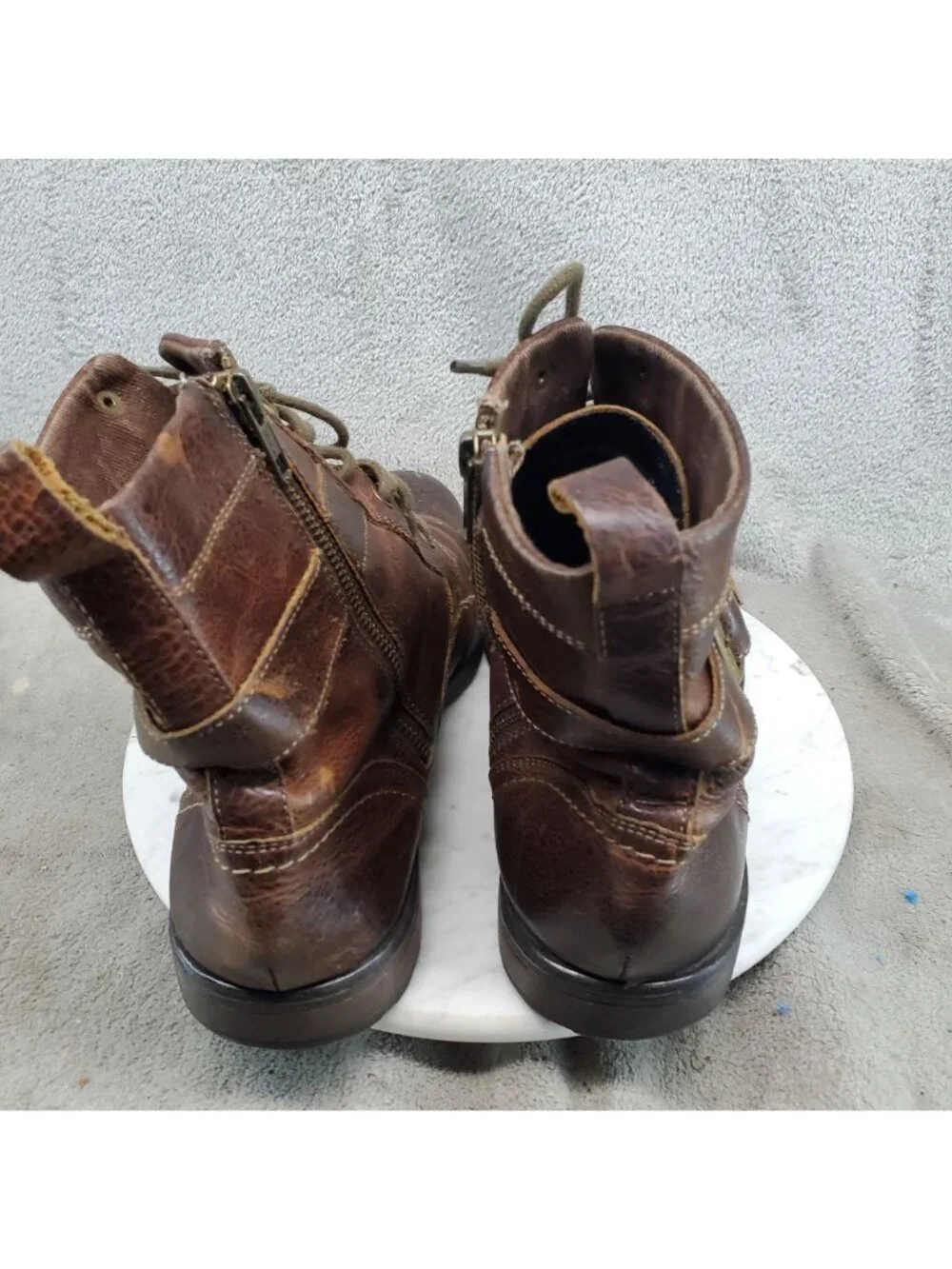 Aston Gray Shoes Mens Size 11 Rockcastle 2 Brown Leather Boots *Read*